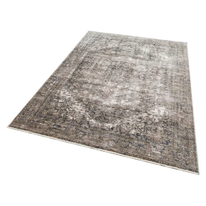 ALTAY HALI 0093 Etnik Desenli Yumuşak Dokulu İnce Makine Halısı