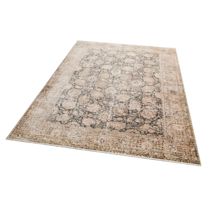 ALTAY HALI 0075 Etnik Desenli Yumuşak Dokulu İnce Makine Halısı