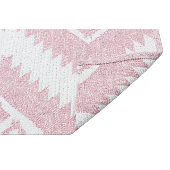 AFRO KILIM 0017 Naturel Yıkanabilir Modern Desenli El Dokuma Hint Kilim