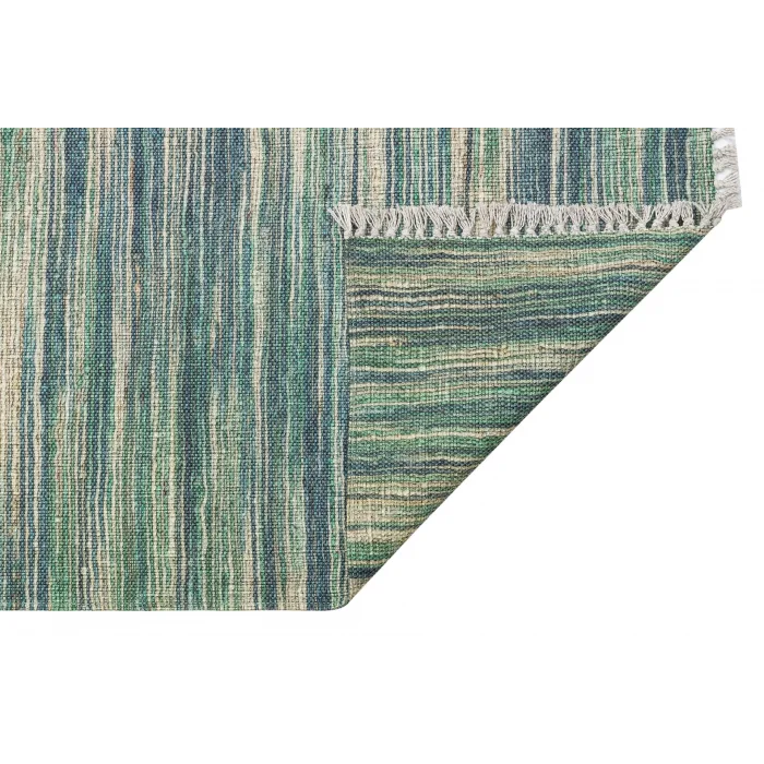 Asos As 03 Aqua Jüt Hasır Görünümlü Hav Toz Vermeyen Çift Taraflı Kullanılabilen Yıkanabilir Kilim