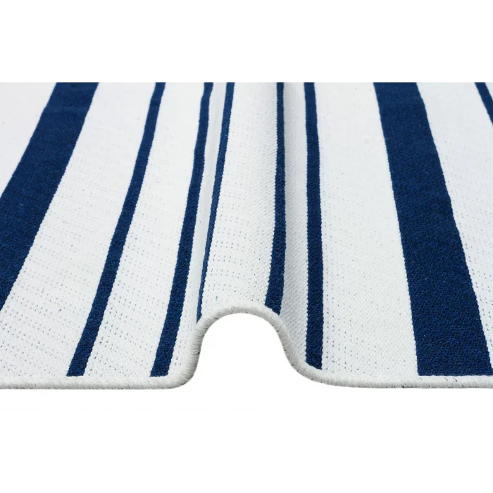 Arya Ar 14 Marine %100 Geri Dönüşümlü Pamuktan Çift Taraflı Yıkanabilir Modern Dekoratif Kilim