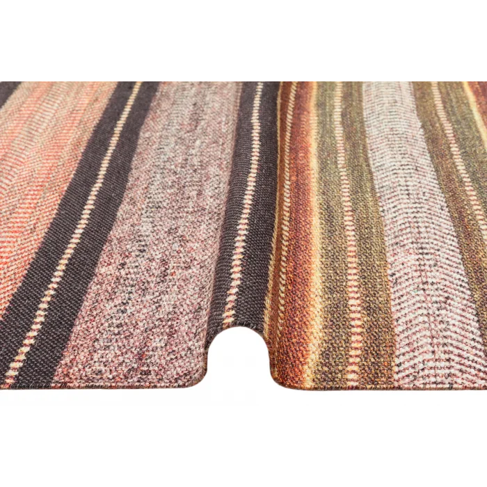 Asos As 02 Terra Jüt Hasır Görünümlü Hav Toz Vermeyen Çift Taraflı Kullanılabilen Yıkanabilir Kilim