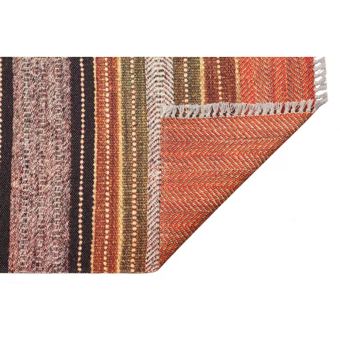 Asos As 02 Terra Jüt Hasır Görünümlü Hav Toz Vermeyen Çift Taraflı Kullanılabilen Yıkanabilir Kilim