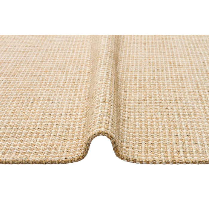 Brooklyn Brk 01 Natural Beıge Hasır Görünümlü Kaymaz Renkli Dokuma Modern Kilim