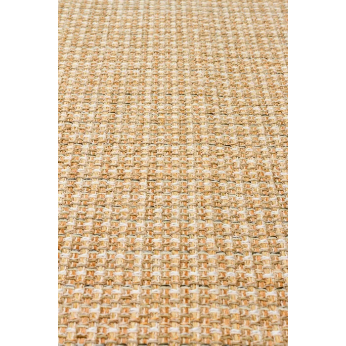 Brooklyn Brk 01 Natural Beıge Hasır Görünümlü Kaymaz Renkli Dokuma Modern Kilim