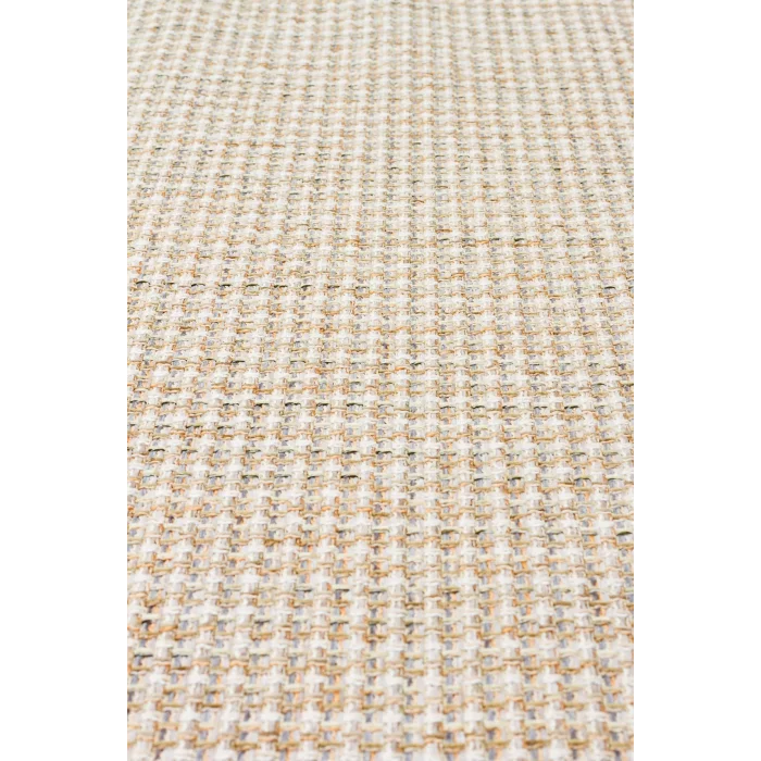 Brooklyn Brk 01 Cream Sılver Hasır Görünümlü Kaymaz Renkli Dokuma Modern Kilim