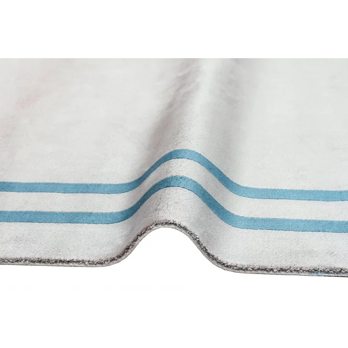 BAROQUE HALI 0054 Art Deco Bordürlü Çerçeveli Yumuşak Dokulu Parlak Dokuma Halı