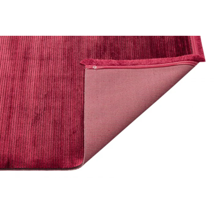 Cordoba Db Plaın Burgundy  Parlak Yüksek Alçak Dokulu Modern Makine Halısı