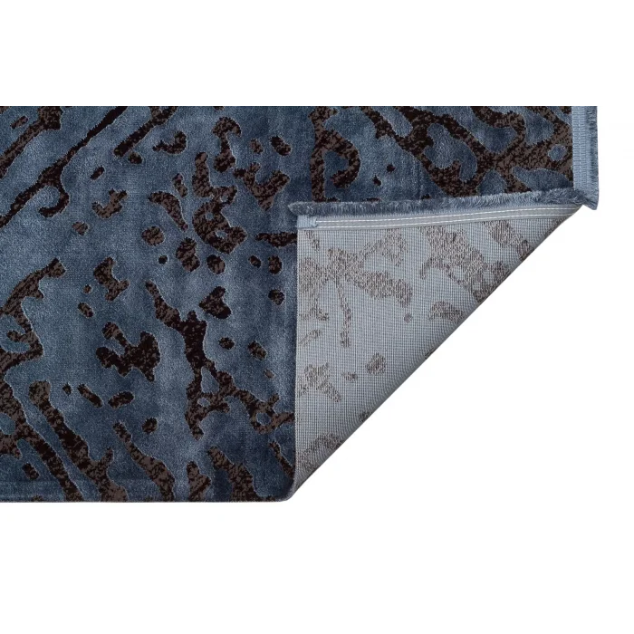 Cordoba Db 05 Dark Navy Parlak Yüksek Alçak Dokulu Modern Makine Halısı