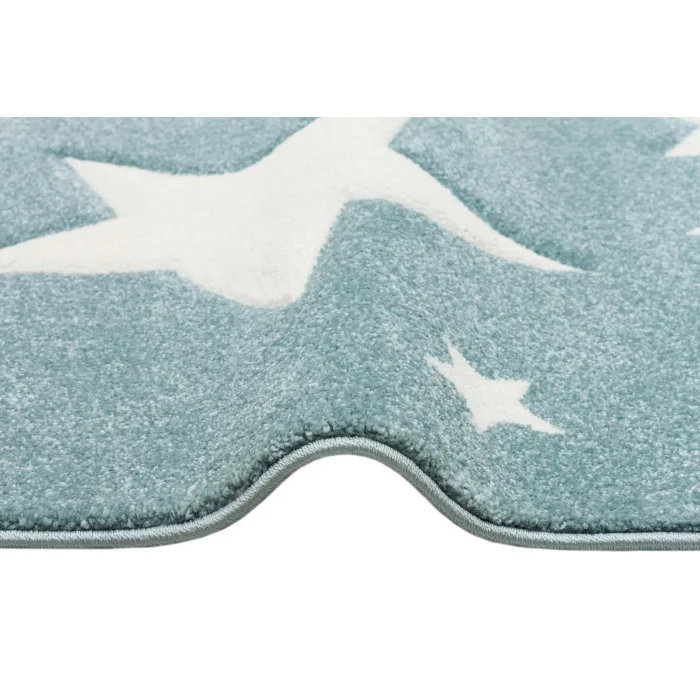 Eko Kids KDS 12 Blue Yıldızlı Hav Toz Vermez Çocuk Halısı