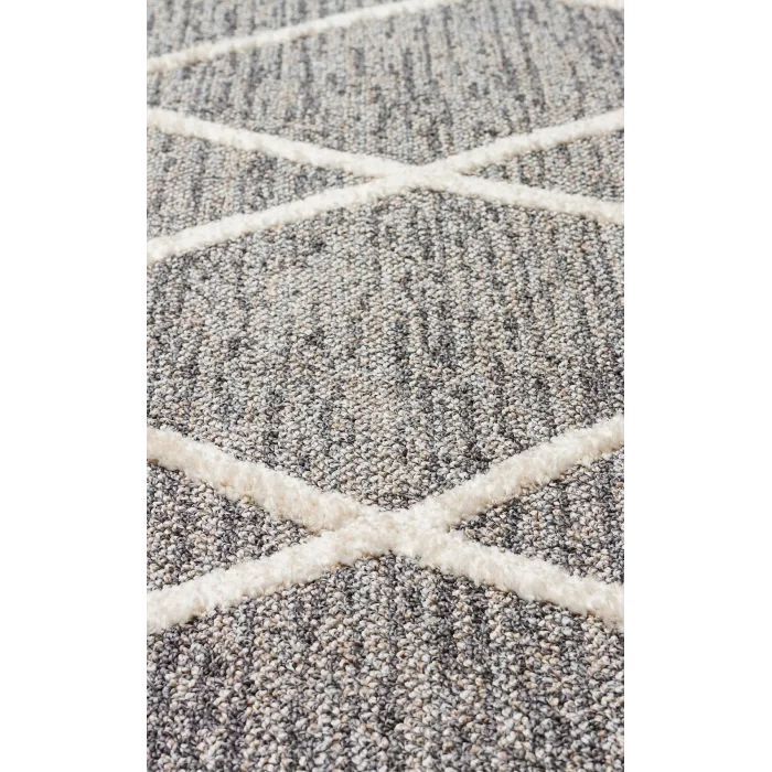 ETNA HALI 0037 Hav Toz Vermez Örgü Dokulu Modern Bukleli Makine Halısı