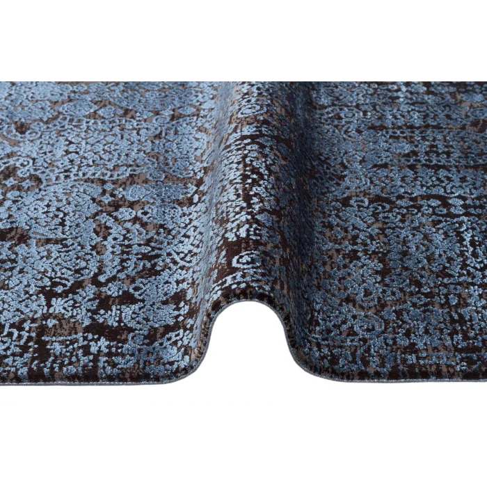 Cordoba Db 04 Antrasit Navy Parlak Yüksek Alçak Dokulu Modern Makine Halısı