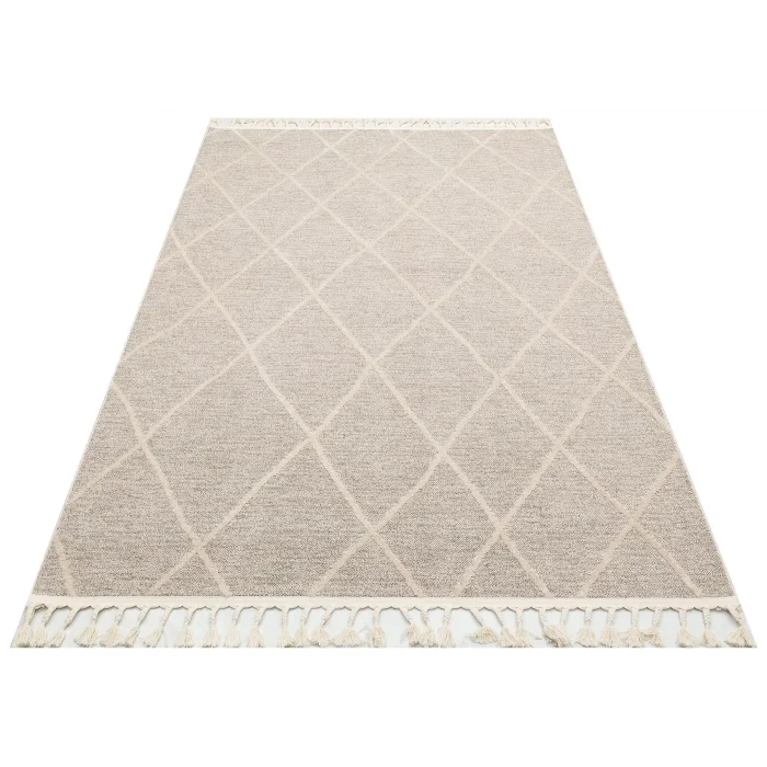 ETNA HALI 0040 Hav Toz Vermez Örgü Dokulu Modern Bukleli Makine Halısı