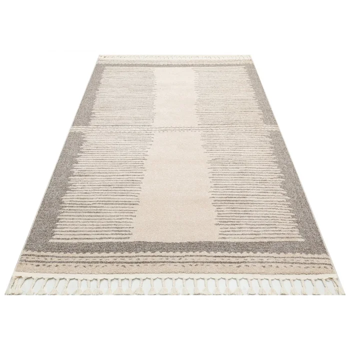 ETNA HALI 0057 Hav Toz Vermez Örgü Dokulu Modern Bukleli Makine Halısı