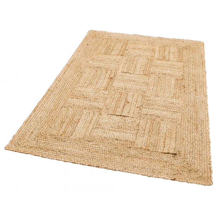 Echo Ech 06 Natural XW Flatweave El Dokuma Naturel Jüt Hasır Halı
