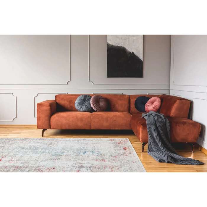 FRESCO HALI 0225 Yüksek Alçak Dokulu Özel Işıltılı Yüksek Kaliteli Sık Dokuma Modern Salon Halısı