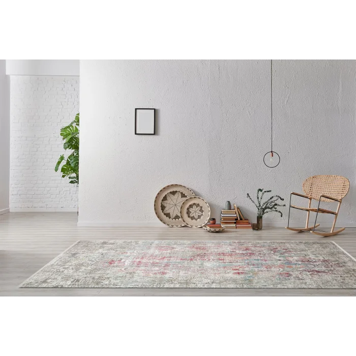 FRESCO HALI 0241 Yüksek Alçak Dokulu Özel Işıltılı Yüksek Kaliteli Sık Dokuma Modern Salon Halısı