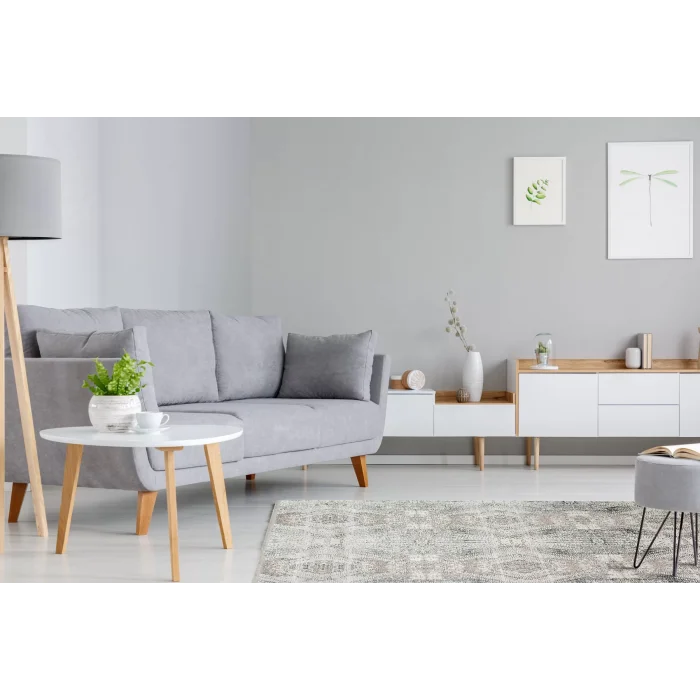 FRESCO HALI 0479 Yüksek Alçak Dokulu Özel Işıltılı Yüksek Kaliteli Sık Dokuma Modern Salon Halısı