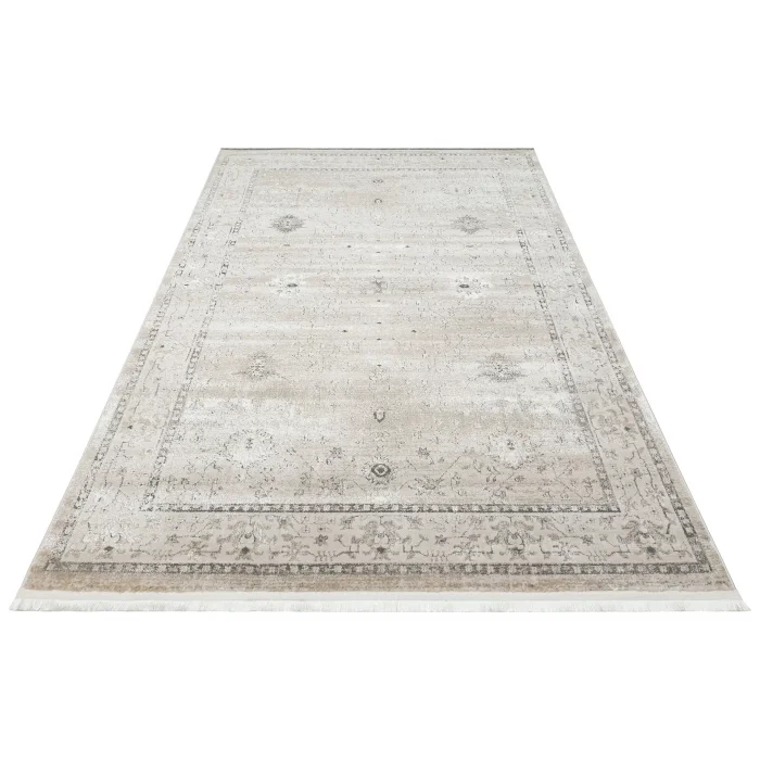 LISBON HALI 0021 Parlak Dokulu Modern Desen ve Renkli Metalik Işıltılı Makine Halısı