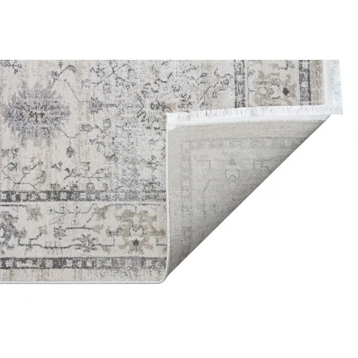 LISBON HALI 0021 Parlak Dokulu Modern Desen ve Renkli Metalik Işıltılı Makine Halısı