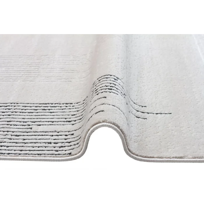 LISBON HALI 0009 Parlak Dokulu Modern Desen ve Renkli Metalik Işıltılı Makine Halısı