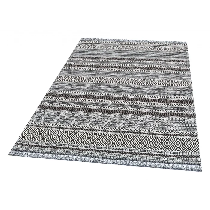 INKA KILIM 0009 Antibakteriyel Hav Toz Vermez Yıkanabilir Kaymaz Modern İnce Dokuma Kilim