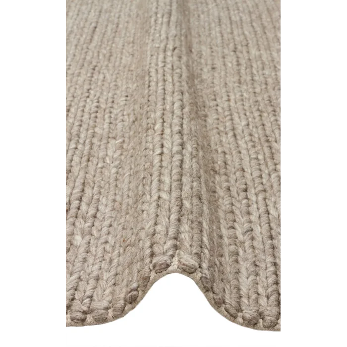 Jade Basketweave Brown Naturel Kazak Örgü Desenli El Dokuma Örgü Halı