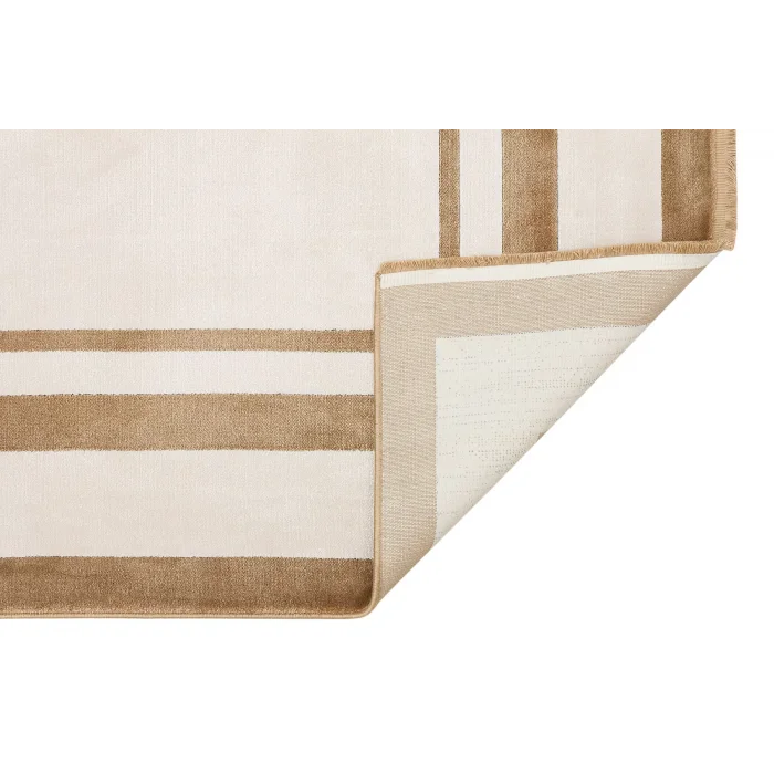 LUGANO HALI 0202 Art Deco Modern Bordürlü Yüksek Kalite Sık Dokuma Salon Halısı