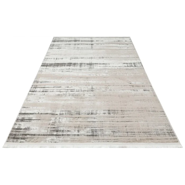 LISBON HALI 0022 Parlak Dokulu Modern Desen ve Renkli Metalik Işıltılı Makine Halısı