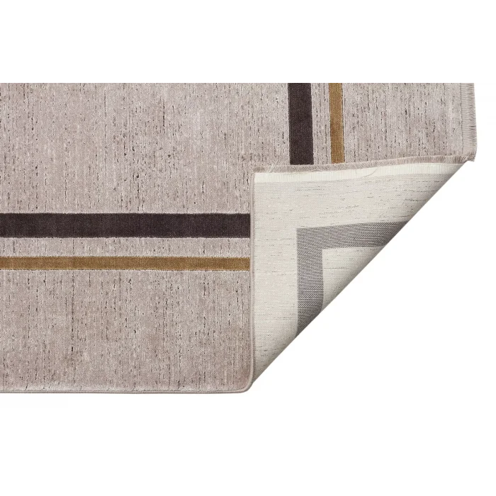 LUGANO HALI 0171 Art Deco Modern Bordürlü Yüksek Kalite Sık Dokuma Salon Halısı