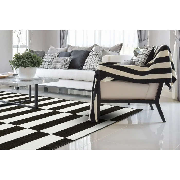 LUNA NEW HALI 0074 Otantik Geleneksel Desenli Yıkanabilir Renkli Baskı Kilim