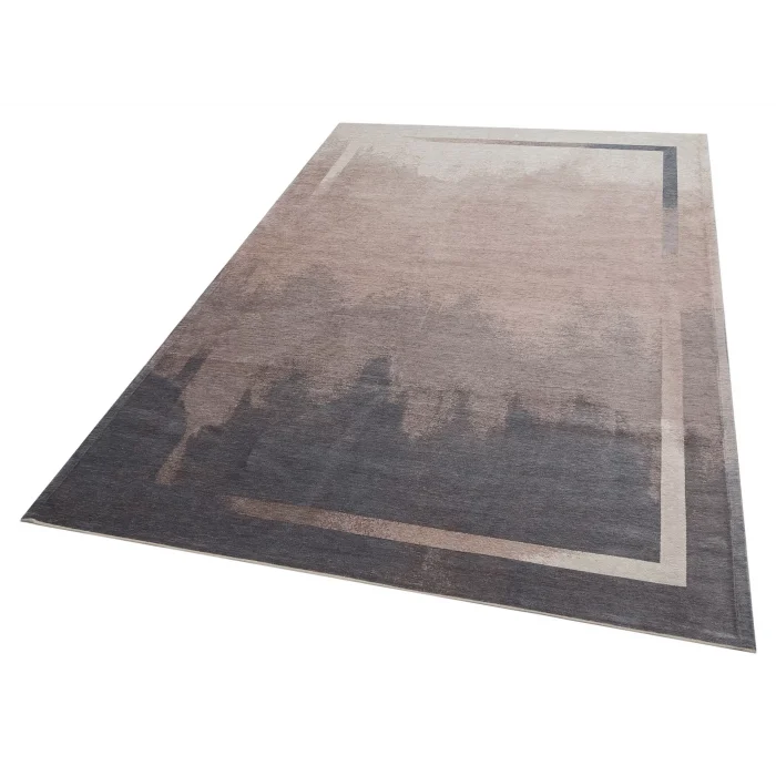 MONACO HALI 0093 Hav Toz Vermez Yıkanabilir Modern Desenli Kaymaz İnce Dokuma Halı