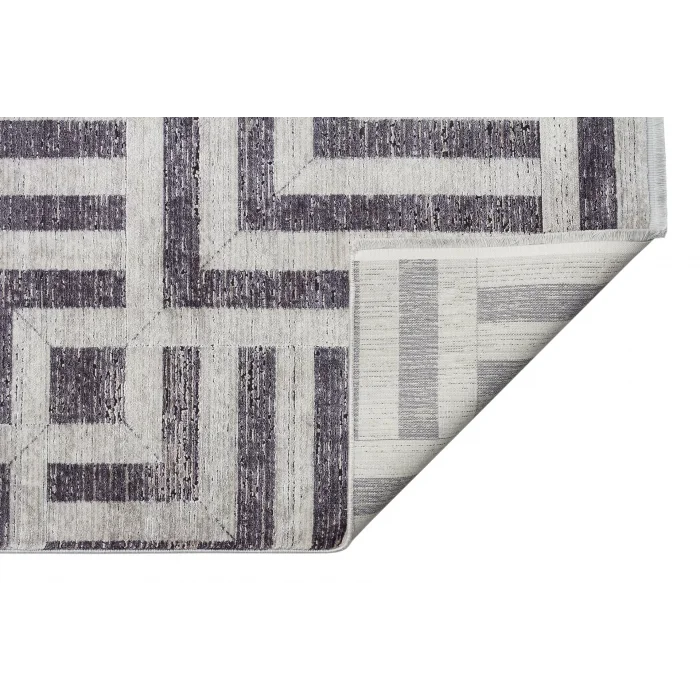 LUGANO HALI 0174 Art Deco Modern Bordürlü Yüksek Kalite Sık Dokuma Salon Halısı