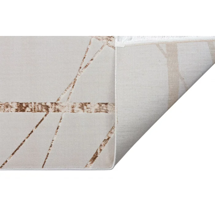 LISBON HALI 0033 Parlak Dokulu Modern Desen ve Renkli Metalik Işıltılı Makine Halısı