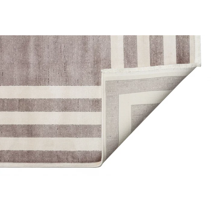 LUGANO HALI 0079 Art Deco Modern Bordürlü Yüksek Kalite Sık Dokuma Salon Halısı