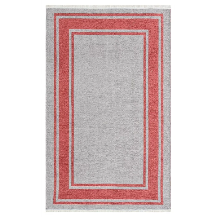 NOA KILIM 0258 Hav Toz Vermez Yıkanabilir Çift Taraflı İnce Modern İskandinav Kilim