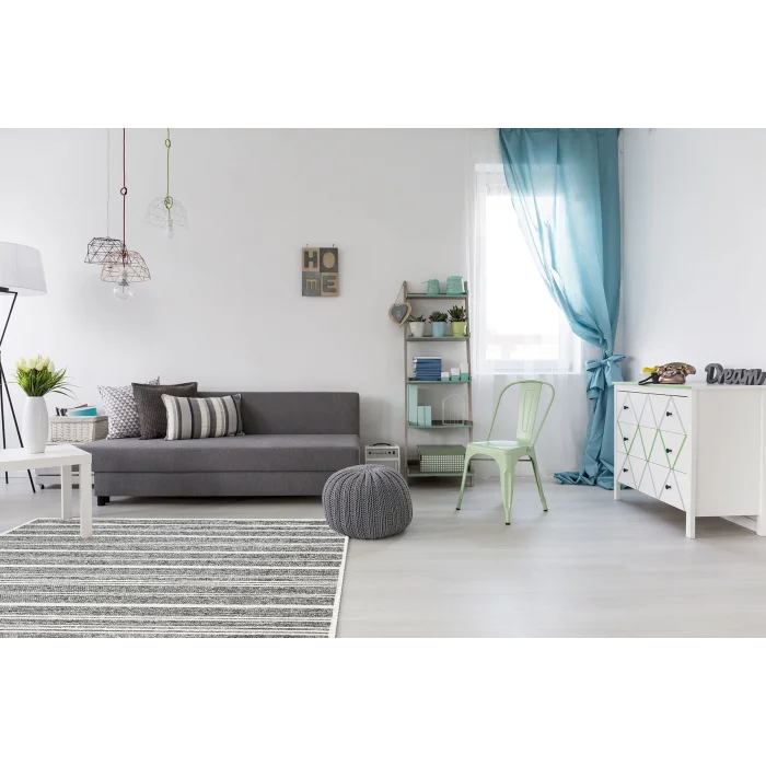 MONDO KILIM 0013 İskandinav Yıkanabilir Çift Taraflı Modern Halı