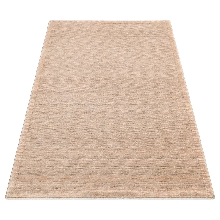 PERU HALI 0073 Kolay Kullanımlı Eskitme ve Modern Desenli Viskon Polyester Şık Makine Halısı