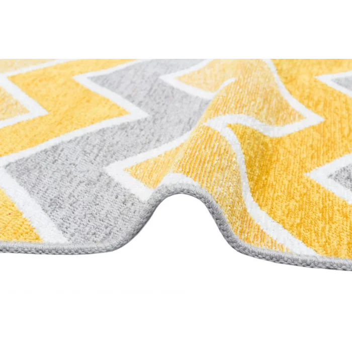 NOA KILIM 0237 Yıkanabilir Çift Taraflı Yumuşak Dokulu İnce Çocuk-Bebek Odası Halısı