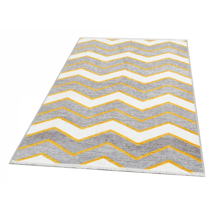 NOA KILIM 0237 Yıkanabilir Çift Taraflı Yumuşak Dokulu İnce Çocuk-Bebek Odası Halısı