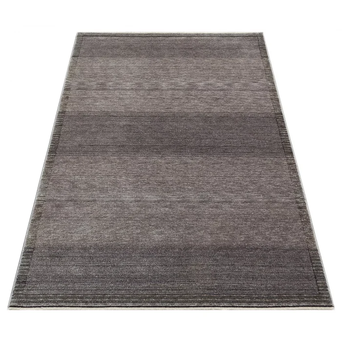 PERU HALI 0078 Kolay Kullanımlı Eskitme ve Modern Desenli Viskon Polyester Şık Makine Halısı