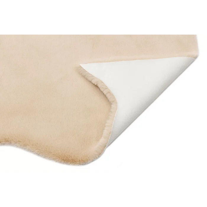 MOLLIS POST 0012 Yumuşak Dokulu Uzun Tüylü Yıkanabilir Tavşan Postu