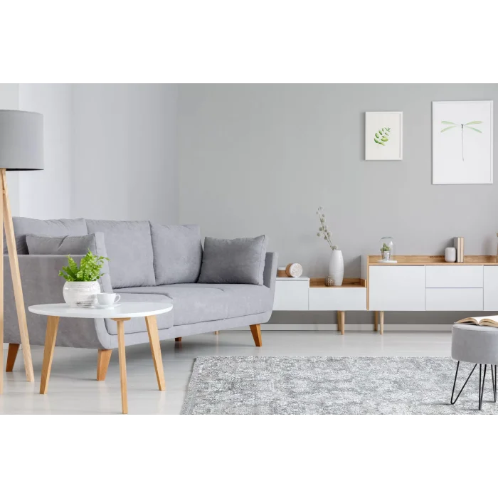 SATEEN HALI 0123 Hav Toz Vermez Yıkanabilir Kaymaz İnce Dokuma Modern Halı