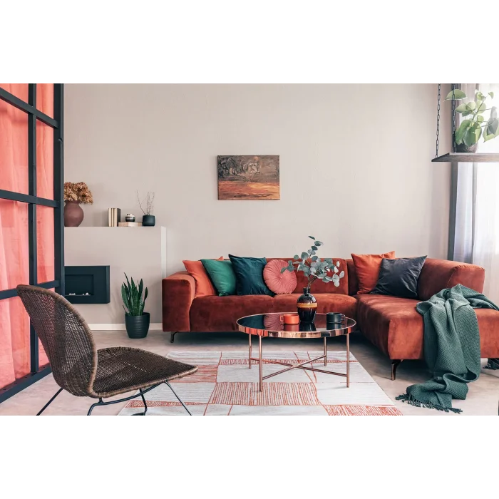 PALMA HALI 0057 Hav Toz Vermez Modern Dokuma Kilim