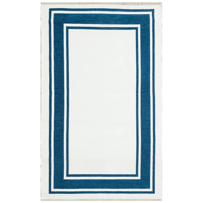 NOA KILIM 0284 Hav Toz Vermez Yıkanabilir Çift Taraflı İnce Modern İskandinav Kilim