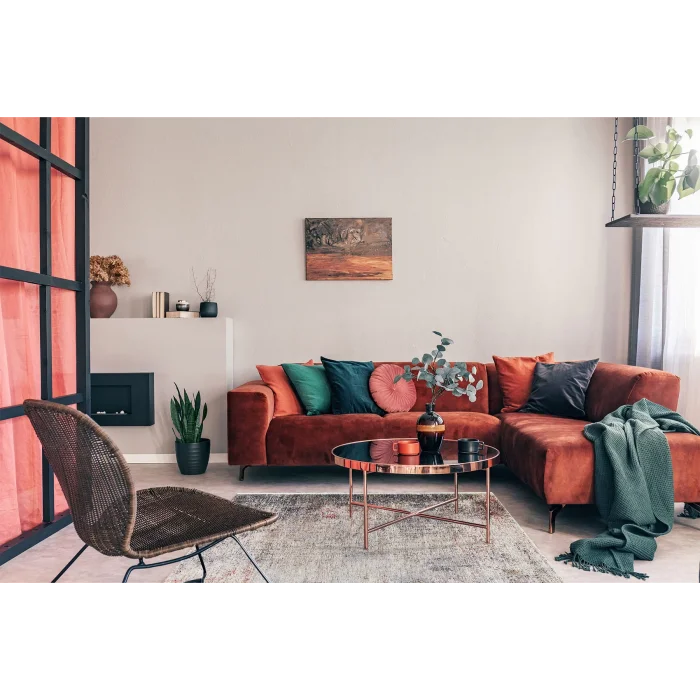 OSLO HALI 0074 Kolay Kullanımlı Hav Toz Vermez Modern Makine Halısı