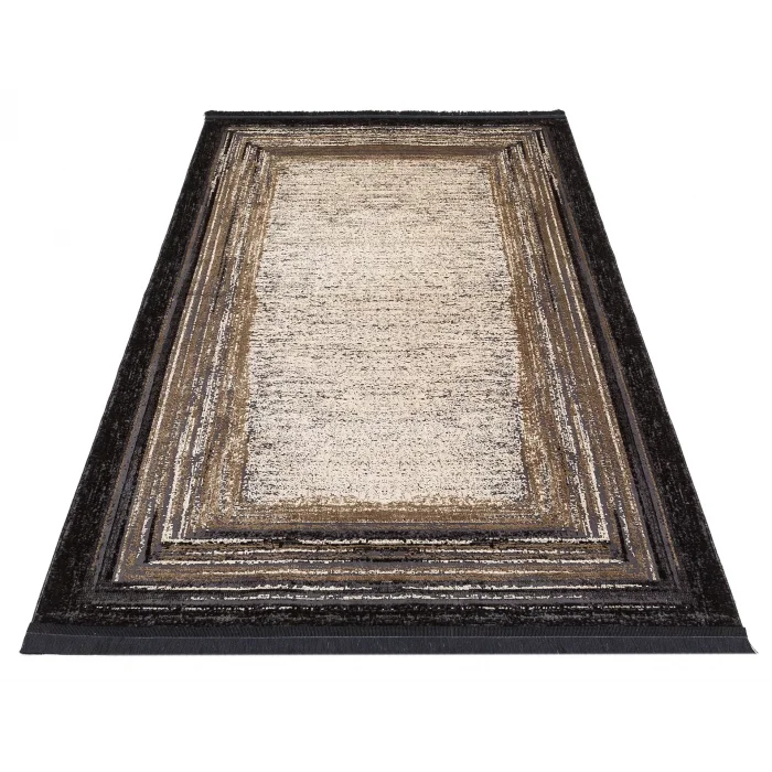 SATEEN HALI 0378 Hav Toz Vermez Yıkanabilir Kaymaz İnce Dokuma Modern Halı