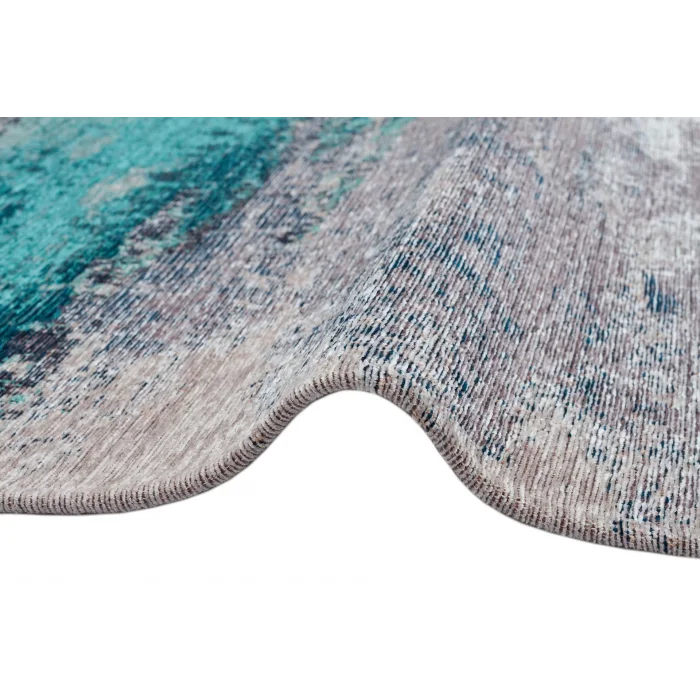 SMART HALI 0457 Kolay Kullanımlı Çok Renkli Modern İnce Dokuma Halı