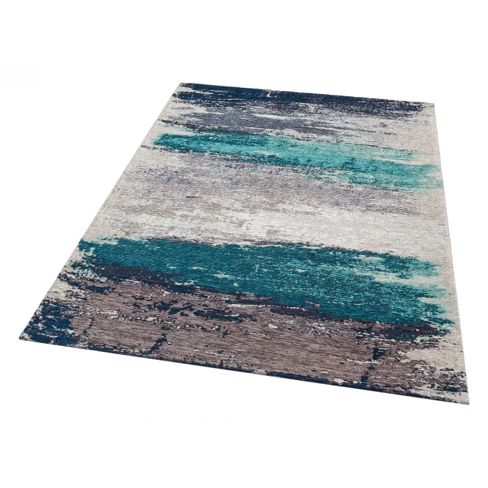 SMART HALI 0457 Kolay Kullanımlı Çok Renkli Modern İnce Dokuma Halı