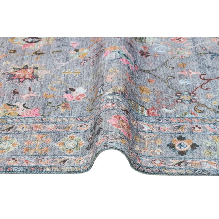 Ruby RB 01 L.Multy Yıkanabilir Kolay Kullanımlı Modern ve Geleneksel Desenlere Sahip Renkli Kilim